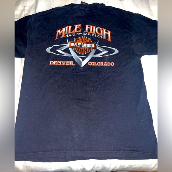 T-shirt Vintage Harley-Davidson Années 90 – Moto Makin Tracks Cement City Michigan – Taille XL
